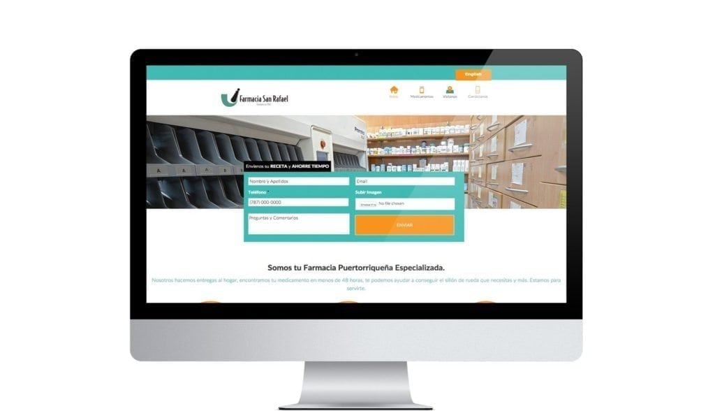 Farmacia San Rafael Website. 