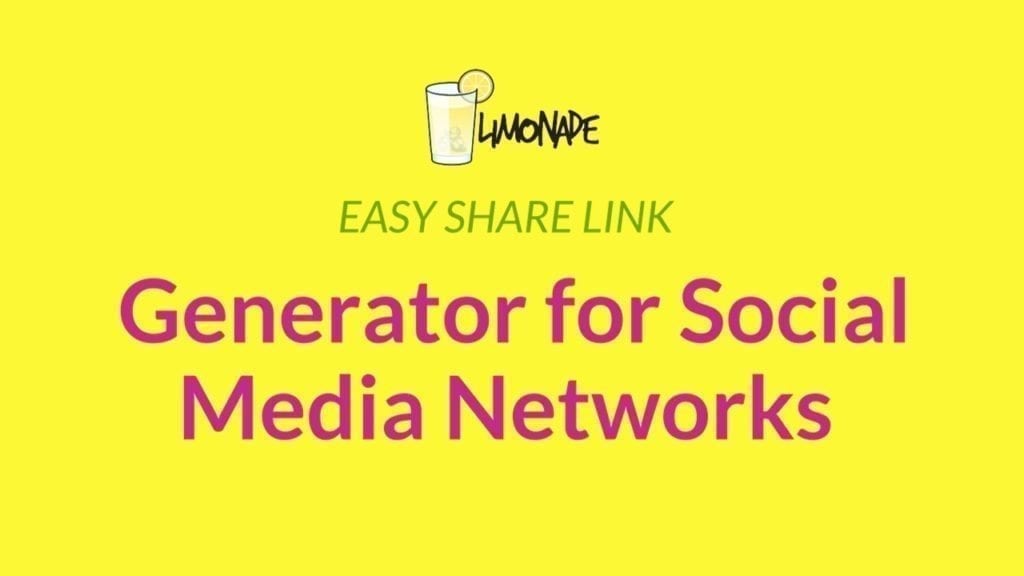 Easy Share a Link Generator