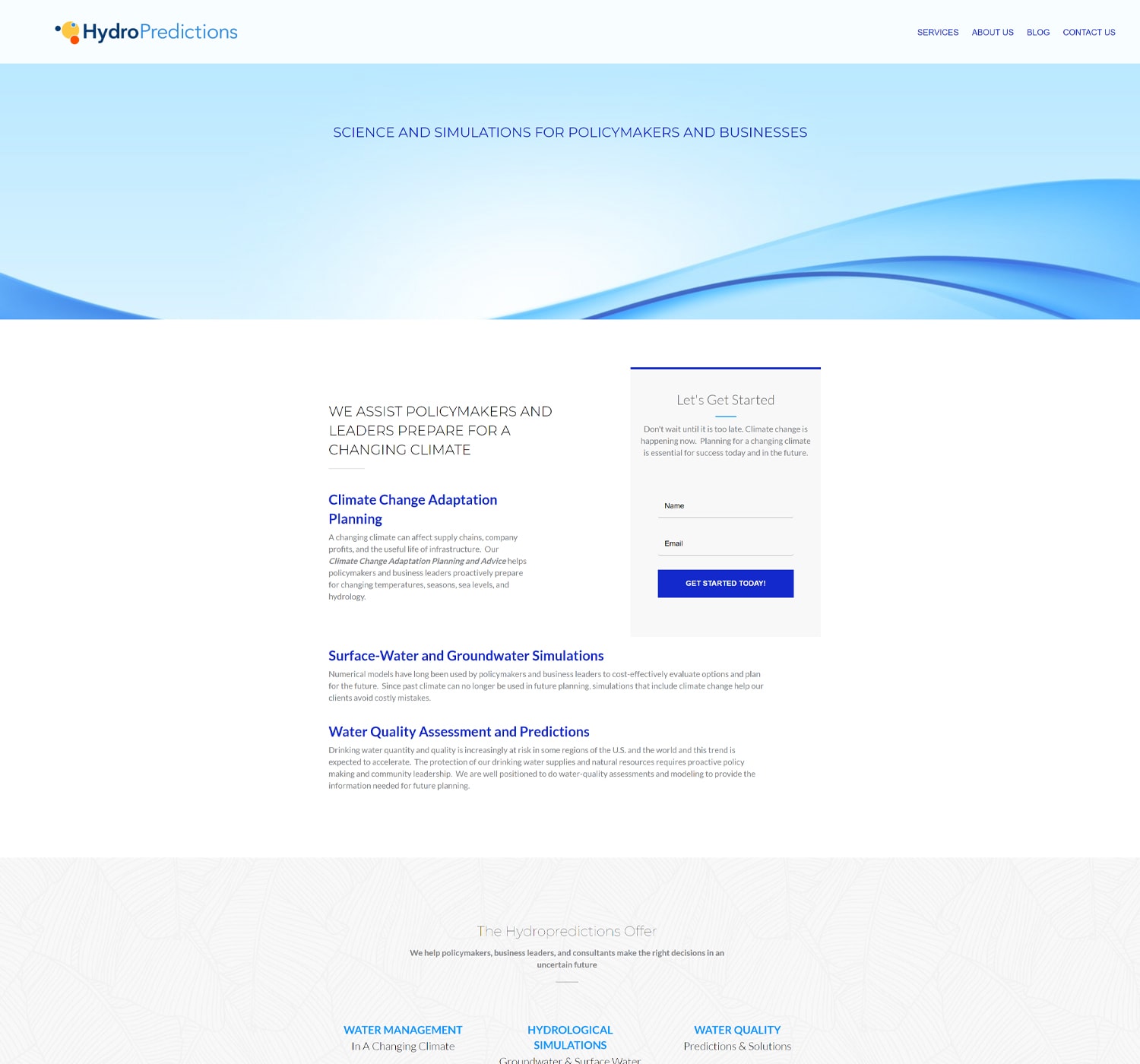 hydropredictions website