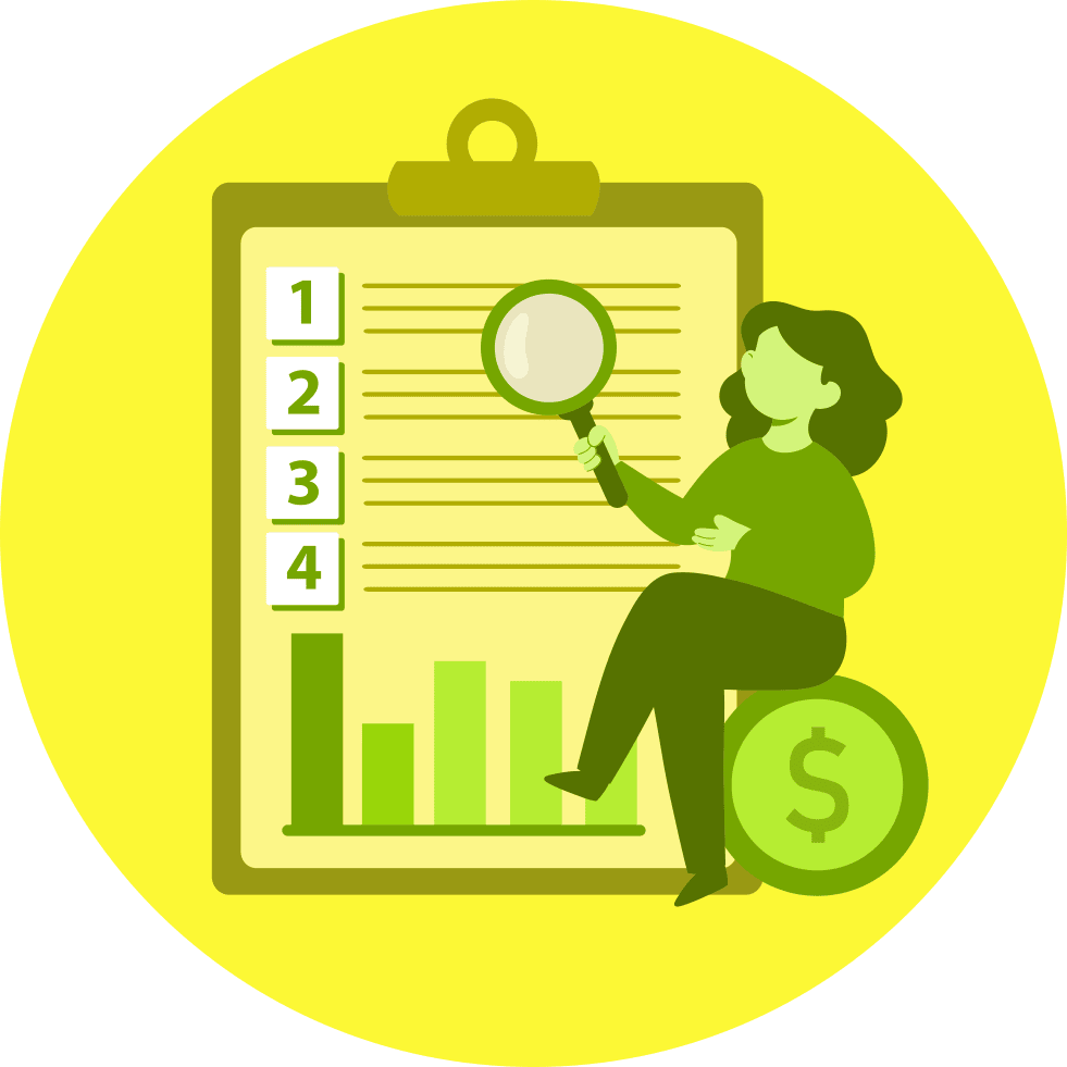 An icon depicting a checklist with steps, illustrating detailed preparations and tools for remote monitoring and management.