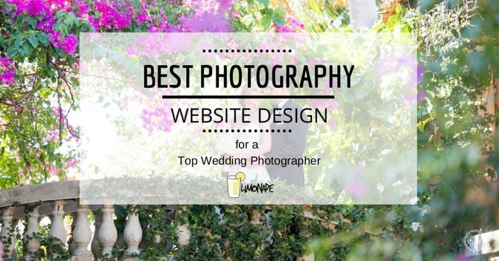 Best Photography Website Design for a Top Wedding Photographer