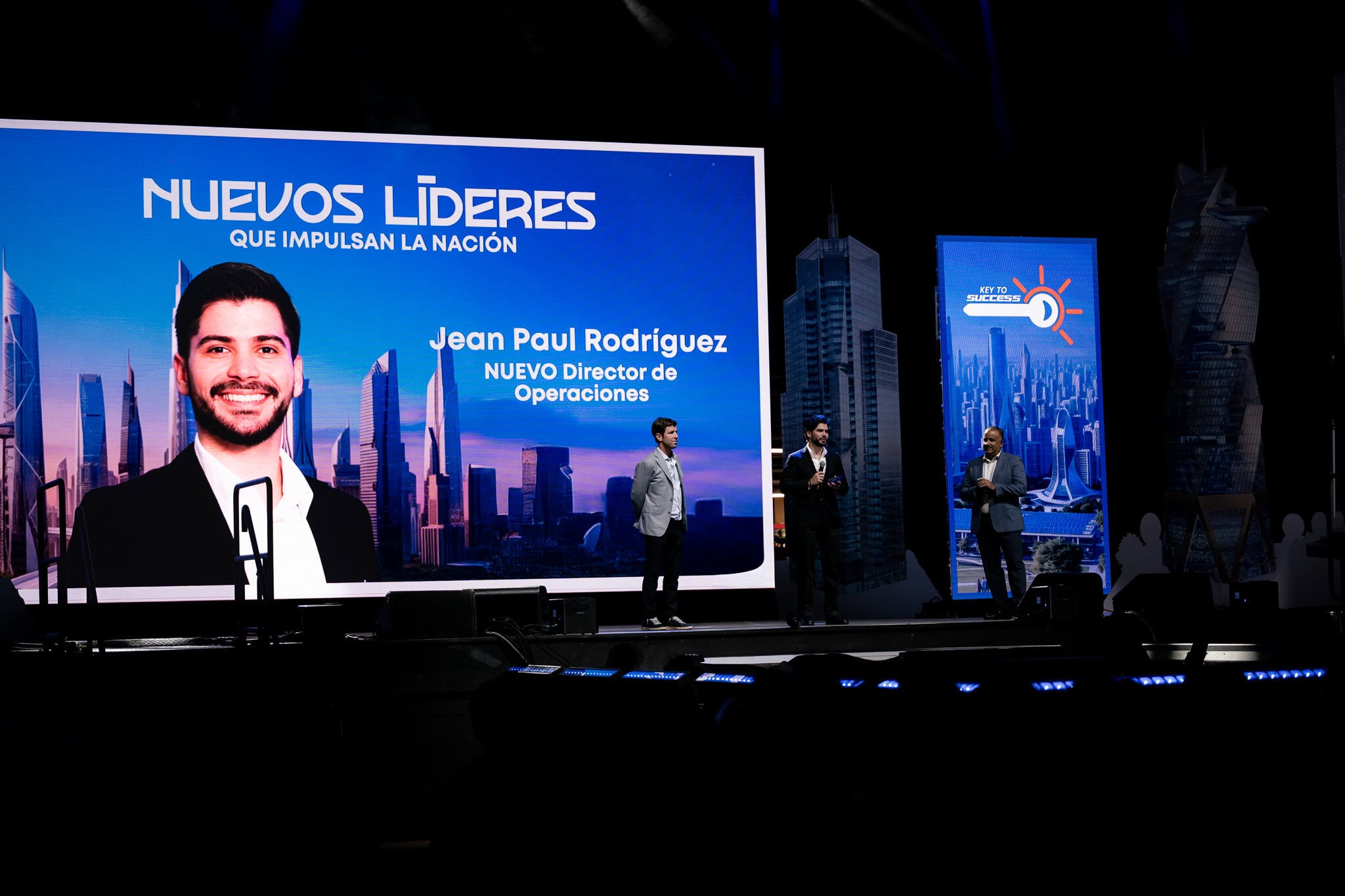 New Director of Operations Jean Paul Rodríguez announcement on stage