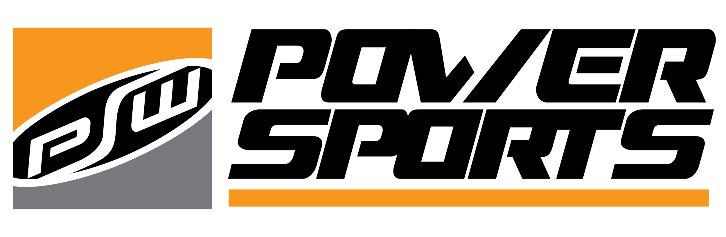 PSW company logo in orange, black, and gray on a dark background with a horizontal orange accent line