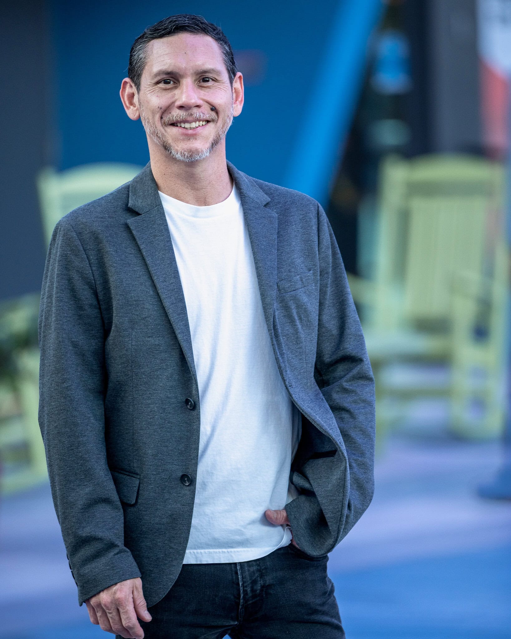 Professional portrait of man at business event in Puerto Rico